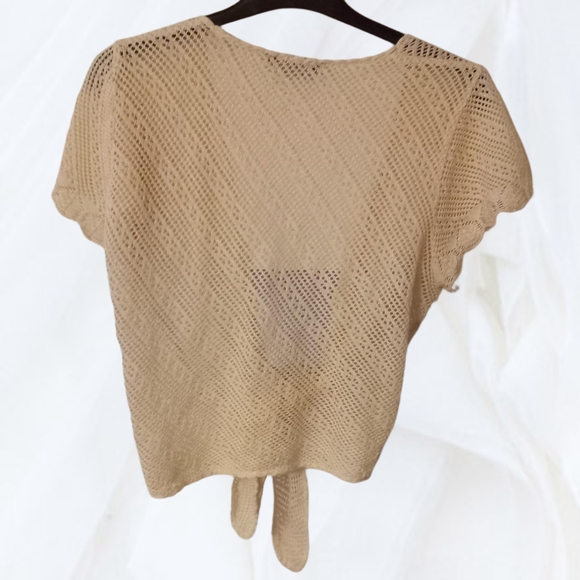 Dorothy Perkins vintage cream ladies shrug size 16 - Picture 2 of 3